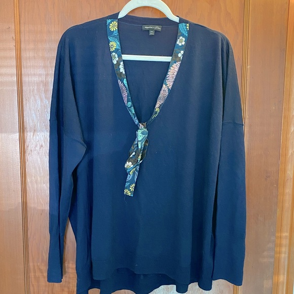 J. Crew Sweaters J Crew Tie Neck Sweater Collaboration With Abagail